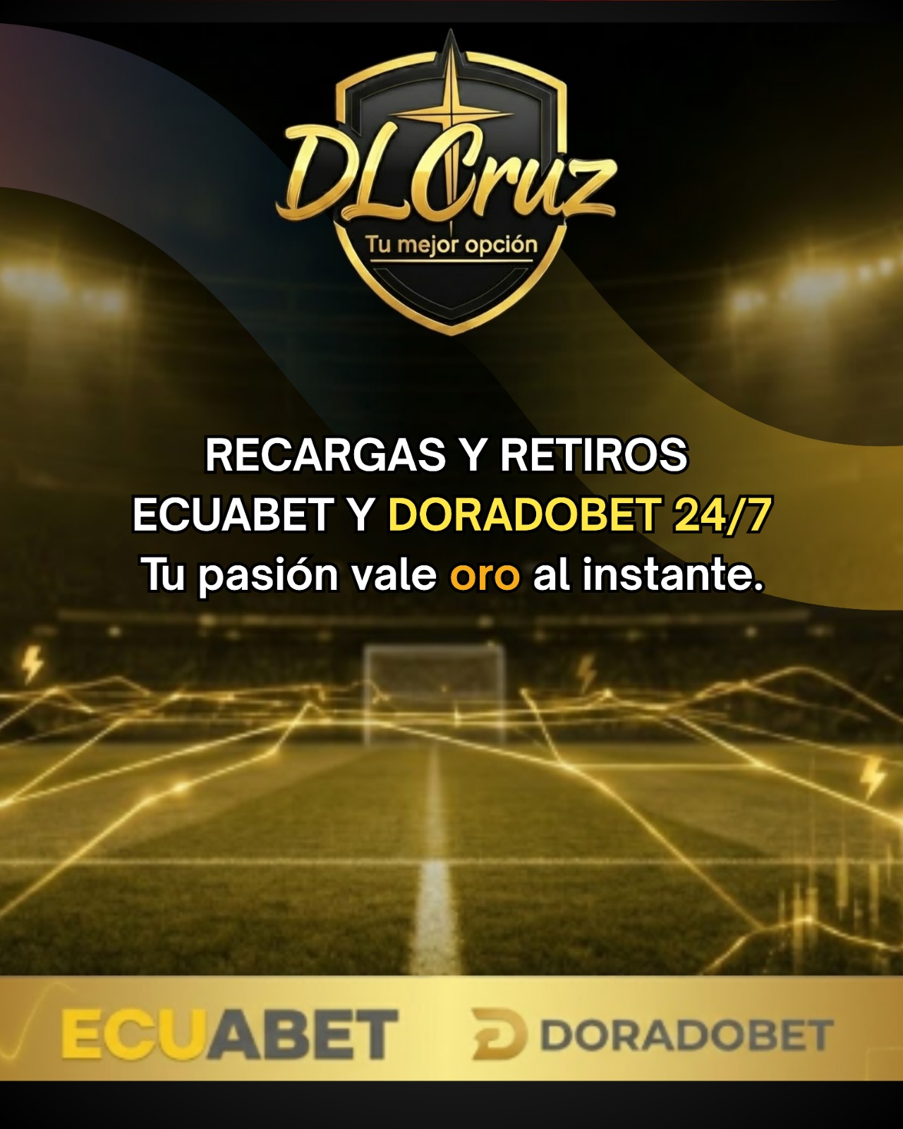 Recargas y Retiros Ecuabet y Doradobet 24/7 - DLCruz